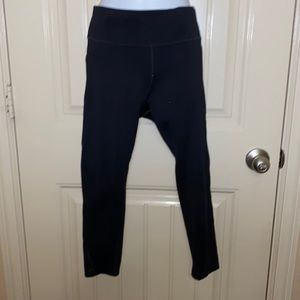 Tech Gear Workout Gear LIKE NEW SM cropped stretch leggings sheer calf panels